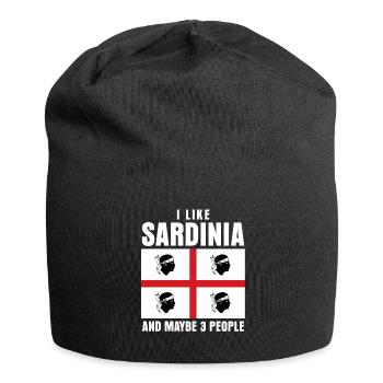 Sardinia Holidays Sardinia - Jersey Beanie - black - Front