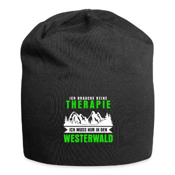 Westerwald Westerwälder Spruch lustig - Jersey-Beanie - Schwarz - Vorne