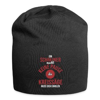Schreiner - Jersey-Beanie - Schwarz - Vorne