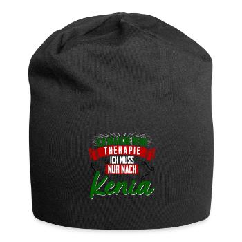 Kenia Urlaub Kenya - Jersey-Beanie - Schwarz - Vorne