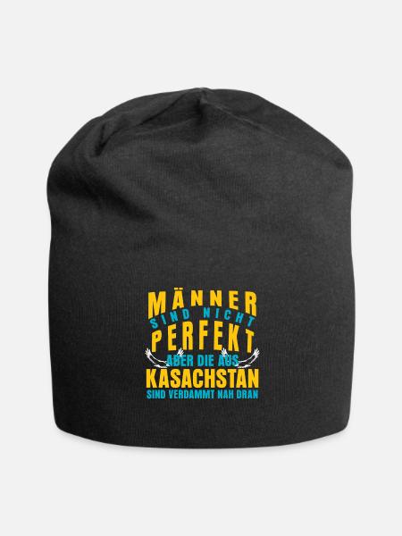 Kasachen Männer aus Kasachstan - Jersey-Beanie - Schwarz