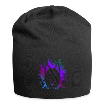 White Shepherd - Jersey Beanie - black - Front