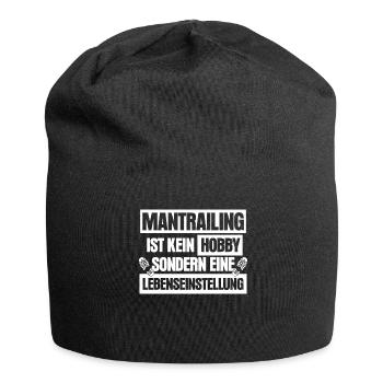 Mantrailing - Jersey-Beanie - Schwarz - Vorne