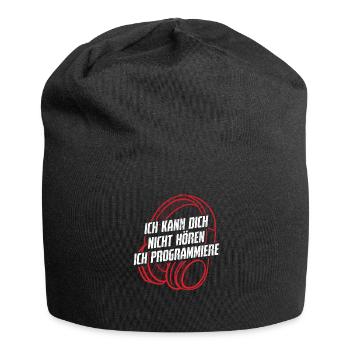 Informatik Informatiker Programmierer - Jersey-Beanie - Schwarz - Vorne