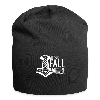 Vegvisir Odhin Valhalla Joke Viking - Jersey Beanie - black - Front