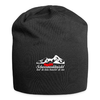 Schwarzwald Schwarzwälder Schwarzwaldbub - Jersey-Beanie - Schwarz - Vorne
