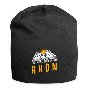 Rhön Wandern Klettern Rhöner Berge - Jersey-Beanie - Schwarz - Vorne
