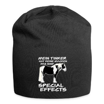 Irish Tinker Reiten Pferd Pferde - Jersey-Beanie - Schwarz - Vorne