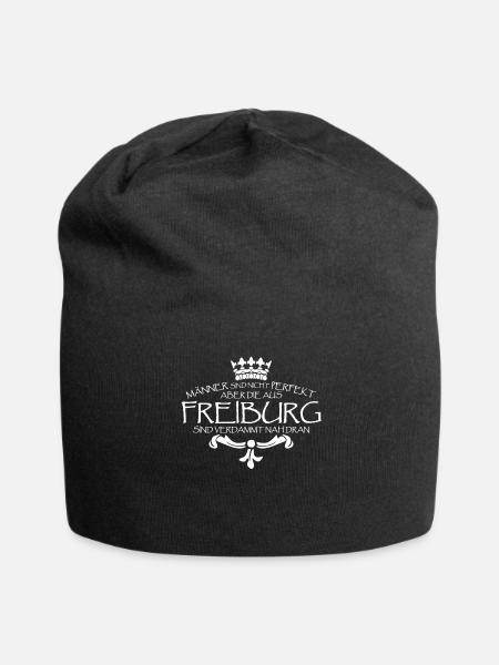 Freiburg Männer Spruch Freiburger - Jersey-Beanie - Schwarz