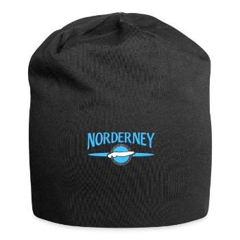 Norderney Île de la mer du Nord Mer du Nord - Bonnet en jersey - noir - Devant