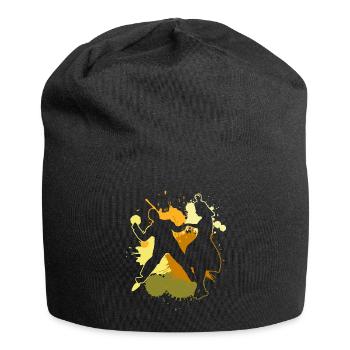 Boogie Woogie Tänzer Tanzen Swing - Jersey-Beanie - Schwarz - Vorne