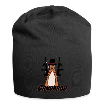 Kangaroo with weapons Kangaroos - Jersey Beanie - black - Front