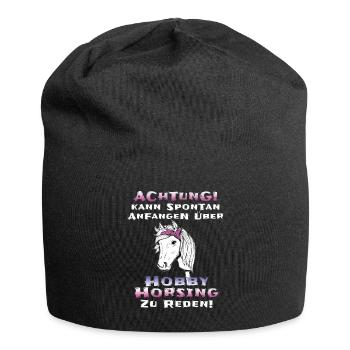 Hobby Horsing Hobby Horse - Jersey-Beanie - Schwarz - Vorne