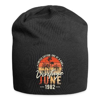 Juni 1982 Jahrgang Vintage Geburtstag Geschenk - Jersey-Beanie - Schwarz - Vorne