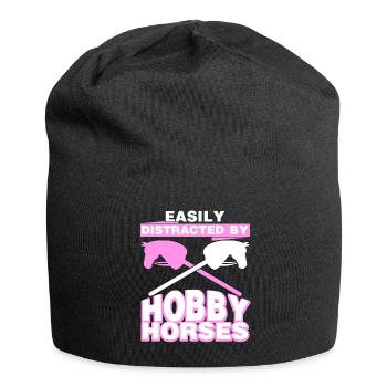 Cheval de loisir Horsing Hobbyhorse - Bonnet en jersey - noir - Devant