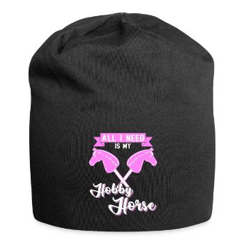 Cheval de loisir Hobbyhorse - Bonnet en jersey - noir - Devant