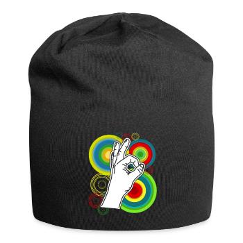 Looked in Retro funny Looked in - Jersey Beanie - black - Front