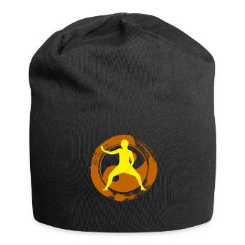 Qigong Karate Qi Gong Chigong - Jersey-Beanie - Schwarz - Vorne