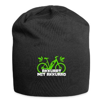 EBike elektrisches Fahrrad E-Bike - Jersey-Beanie - Schwarz - Vorne