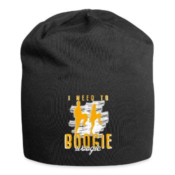 Boogie Woogie Dance Boogie-Woogie Swing - Jersey Beanie - black - Front