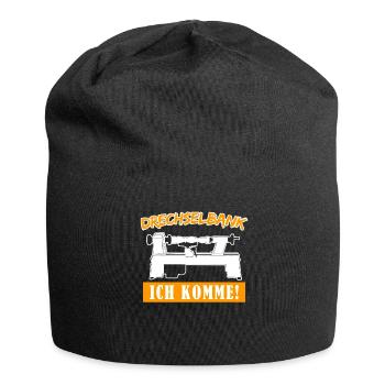 Drechseln Spruch Drechselbank Drechsler - Jersey-Beanie - Schwarz - Vorne