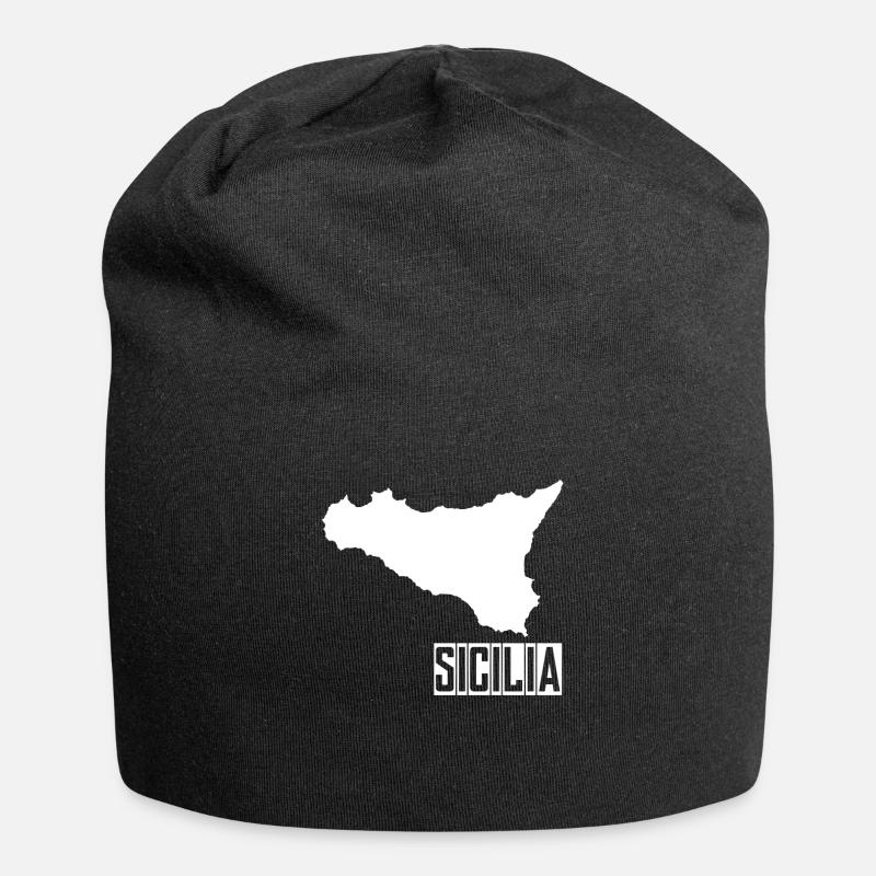 Sicile Sicile - Bonnet en jersey - noir