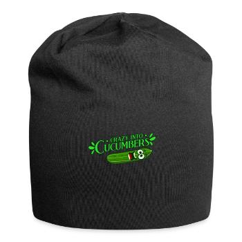 Gurke Gemüsegärtner Gärtner Gurken - Jersey-Beanie - Schwarz - Vorne
