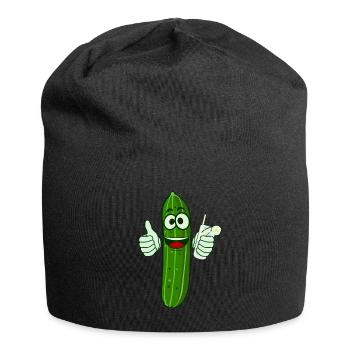 Gurke mir Cocktail Gärtner Gurken - Jersey-Beanie - Schwarz - Vorne