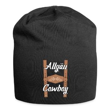 Alpes de l’Allgäu Randonnée Escalade Allgäuer - Bonnet en jersey - noir - Devant