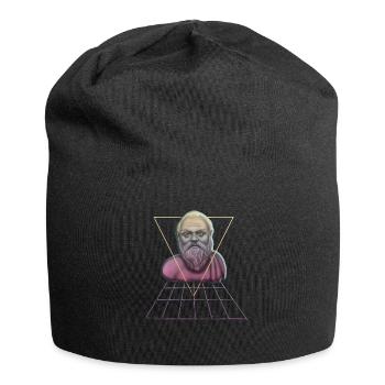 Sokrates Philosoph Student Geschenk - Jersey-Beanie - Schwarz - Vorne