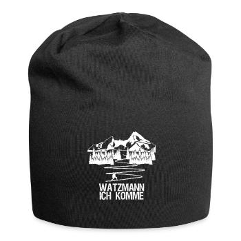 Watzmann Bergsteigen Wandern - Jersey-Beanie - Schwarz - Vorne