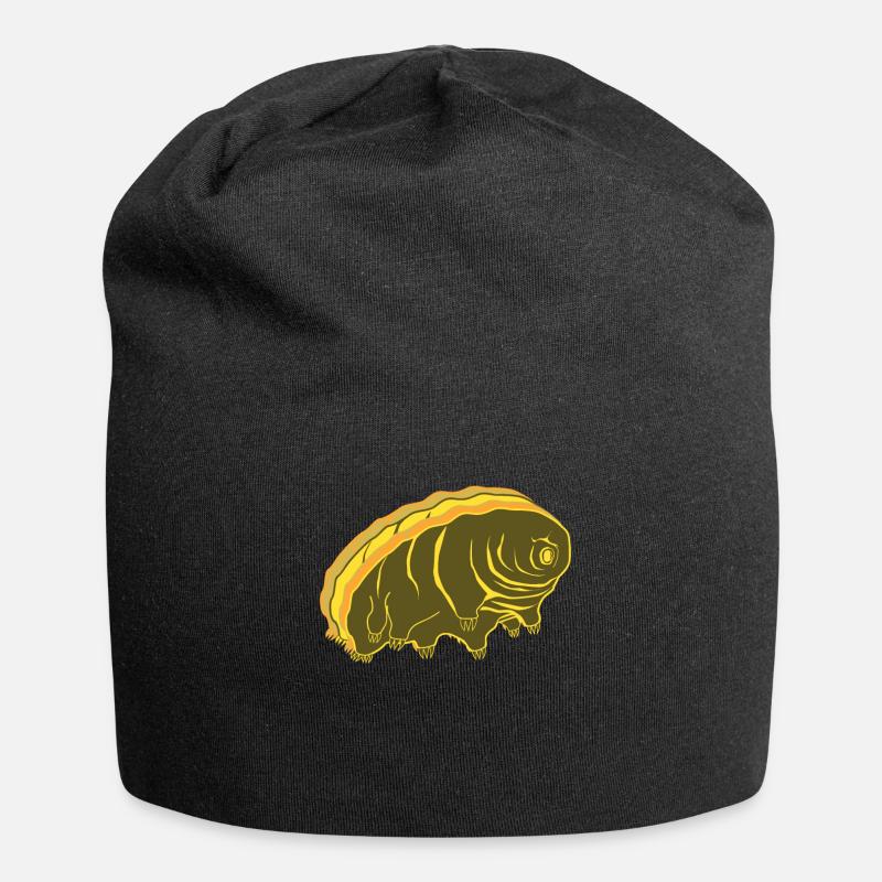 Tardigrade Wasserbär Retro Tardigrades - Jersey-Beanie - Schwarz