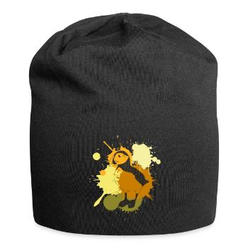 Puffin Retro Papageientaucher Puffins - Jersey-Beanie - Schwarz - Vorne