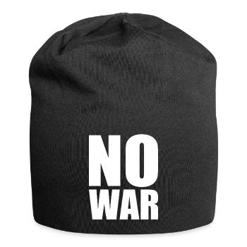 No war - Bonnet en jersey - noir - Devant