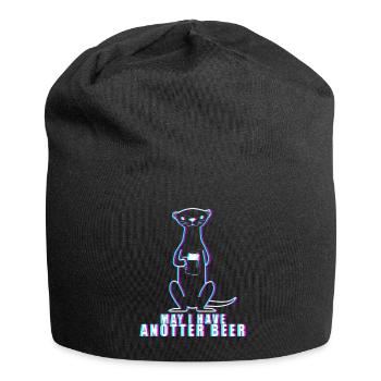 Otter Beer Rave Techno Raver Seeotter - Bonnet en jersey - noir - Devant