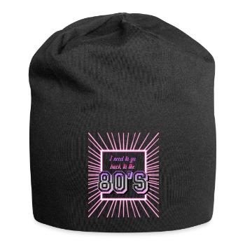 80s Disco Party 80s 1980 - Jersey Beanie - black - Front