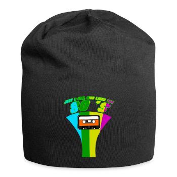 80s Party Girl 80s Disco - Jersey Beanie - black - Front