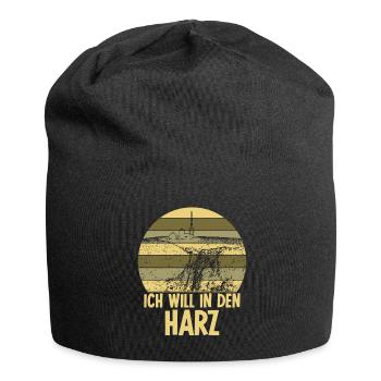 Harz Hiking Harzer Brocken - Jersey Beanie - black - Front