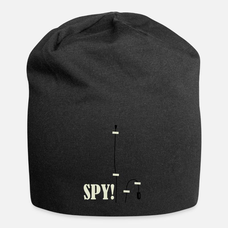 Espion espion espion Mikofon - Bonnet en jersey - noir