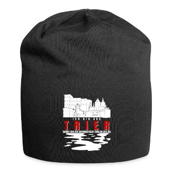 Trier Spruch Witz Trierer - Jersey-Beanie - Schwarz - Vorne