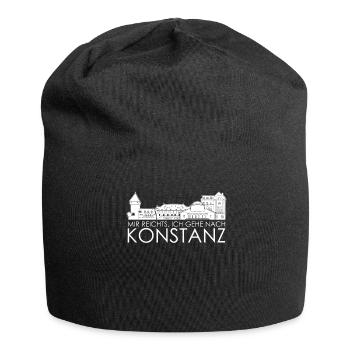 Bodensee Konstanz Konstanzer - Jersey-Beanie - Schwarz - Vorne