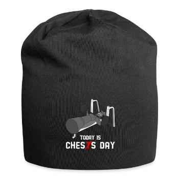 Bodybuilder Chess Fitness Strongman - Jersey Beanie - black - Front