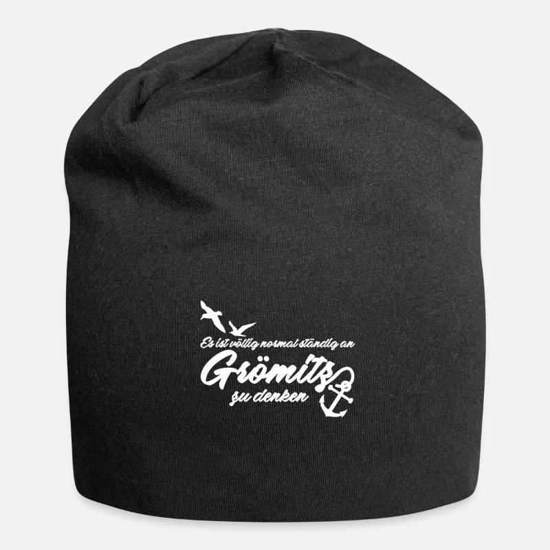 Grömitz - Jersey-Beanie - Schwarz