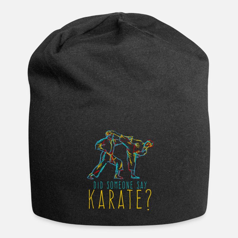 Karate Karateka - Jersey-Beanie - Schwarz