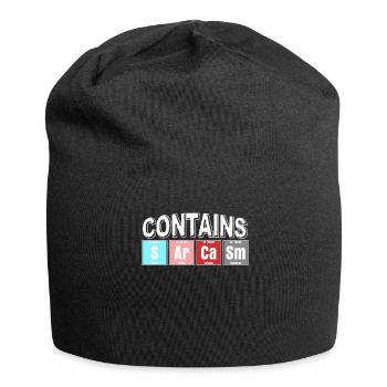 Sarkasmus Spruch Witz mit Ironie - Jersey-Beanie - Schwarz - Vorne