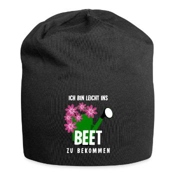 Garten Gärtner Galabauer Witz Galabau - Jersey-Beanie - Schwarz - Vorne