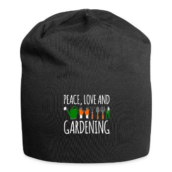 Garden Hobby Gardener Gardener Gala Builder - Jersey Beanie - black - Front