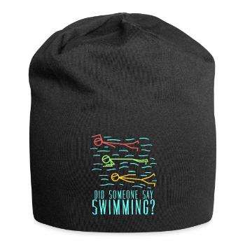 Swimmers Entraîneur de natation Piscine - Bonnet en jersey - noir - Devant