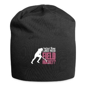 Bâtons de hockey sur gazon - Bonnet en jersey - noir - Devant