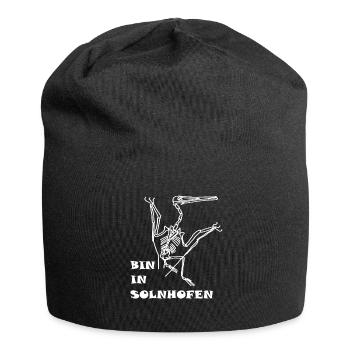 Dinosaurier, Fossilien, Paläontologe, - Jersey-Beanie - Schwarz - Vorne